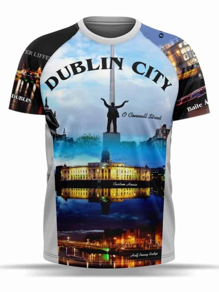 Kids Dublin Top blue front view